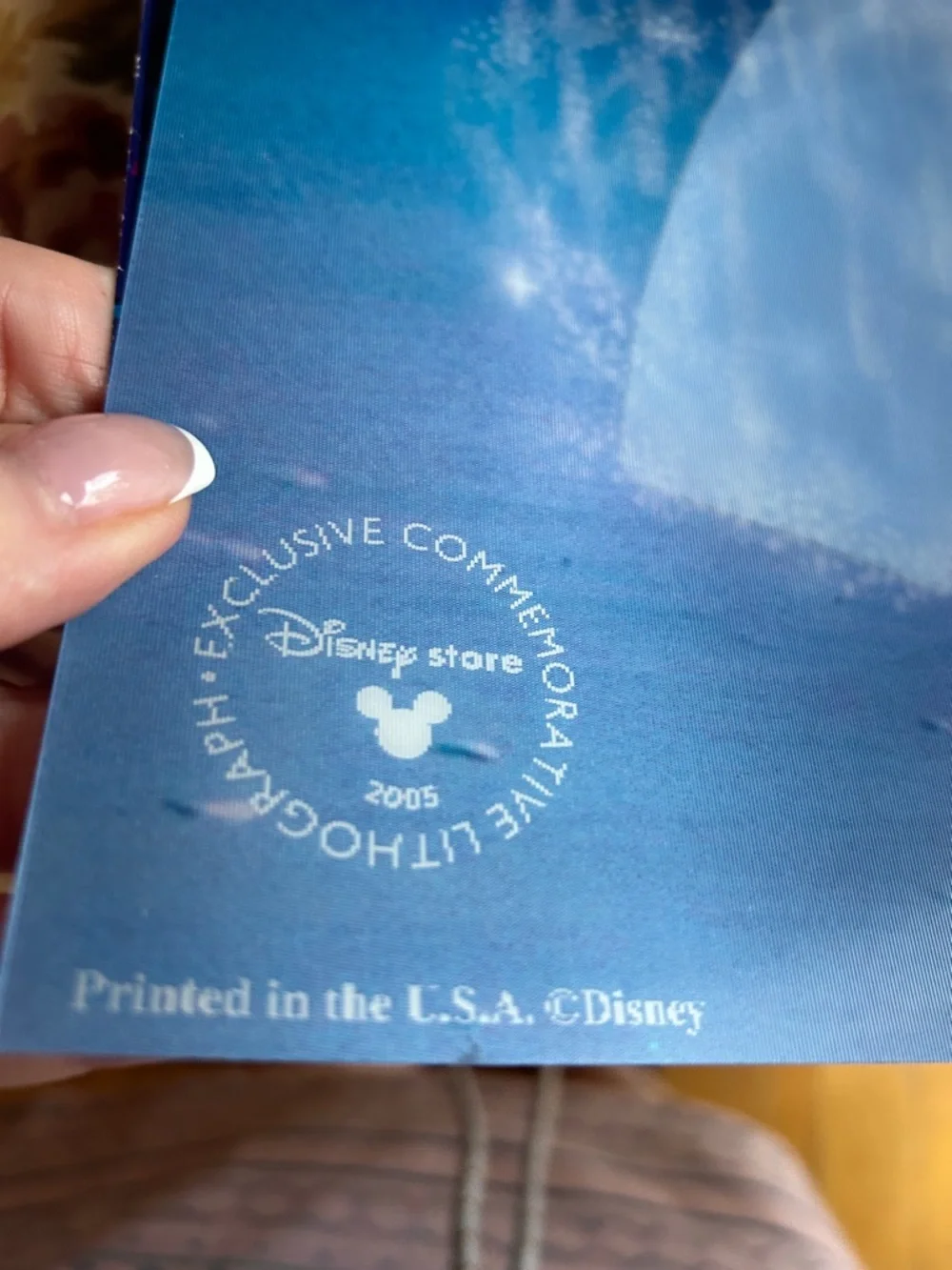 Vtg Disney Cinderella Exclusive Commemorative Lithograph Lenticular 3D Art 2005 - Picture 4 of 6